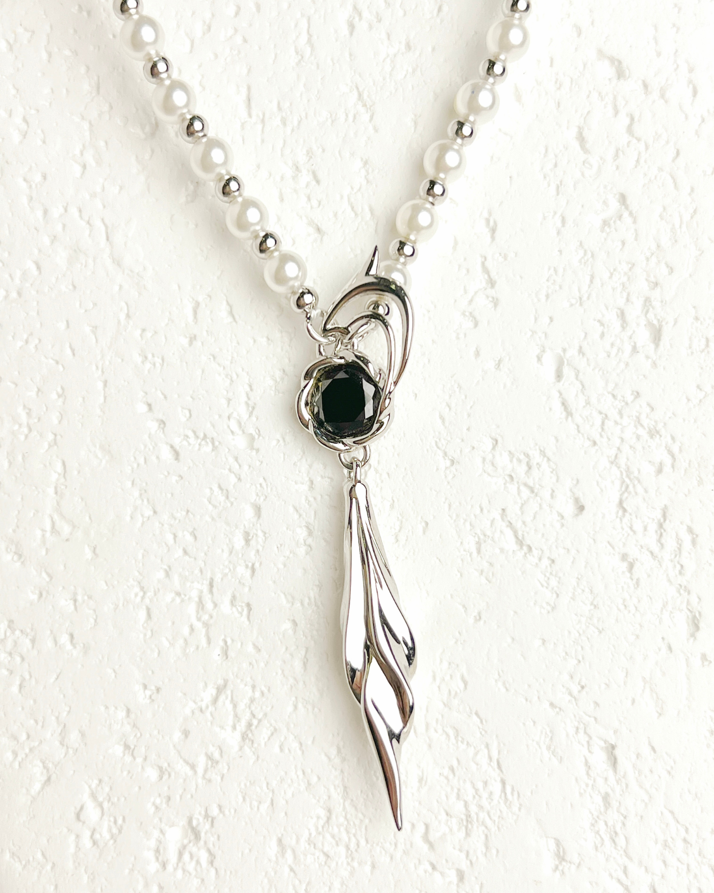 Caleb - Floating Floraletter Necklace