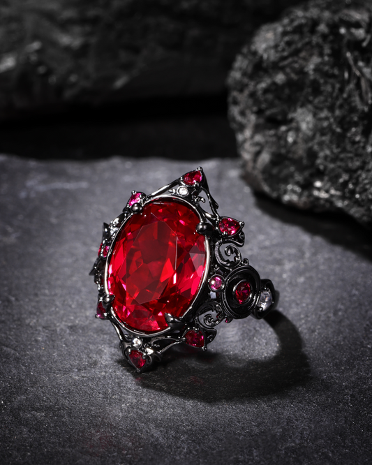 Abyssal Mark Ruby Ring