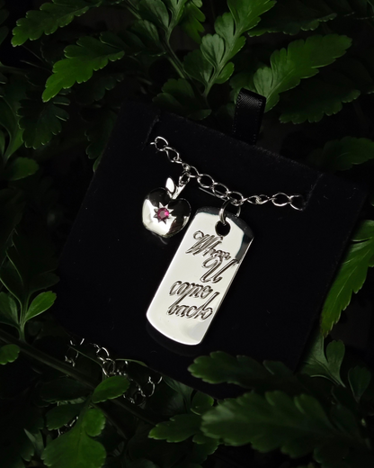 Caleb - Apple Tag Necklace