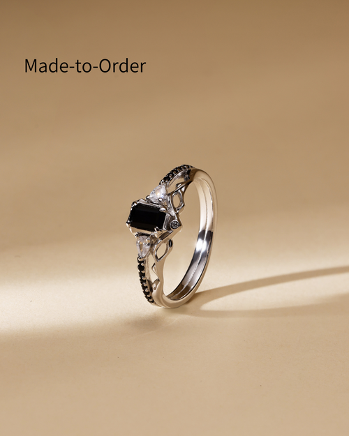 Sylus - Entwined Night (Women's Ring)｜Affinity 100 (White Gold Version)