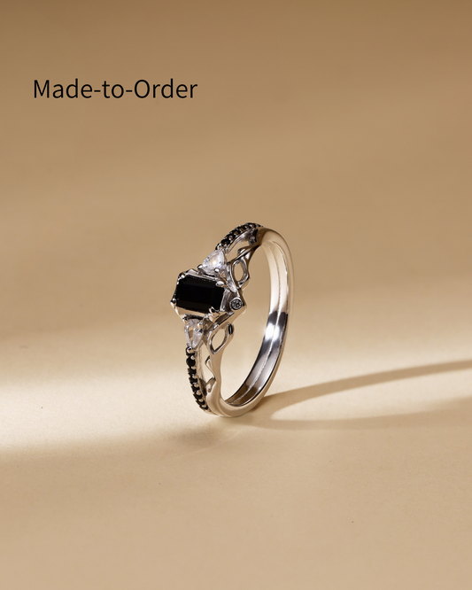 Sylus - Entwined Night (Women's Ring)｜Affinity 100 (White Gold Version)