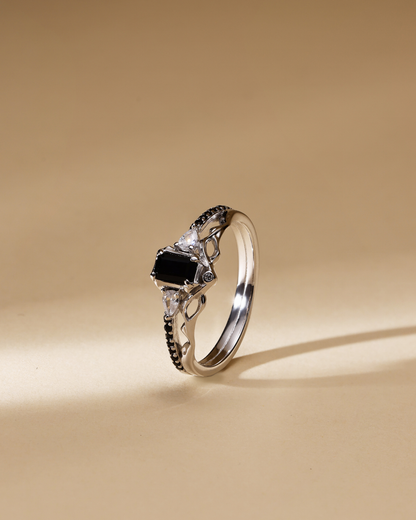 Sylus - Entwined Night (Women's Ring)｜Affinity 100 (White Gold Version)