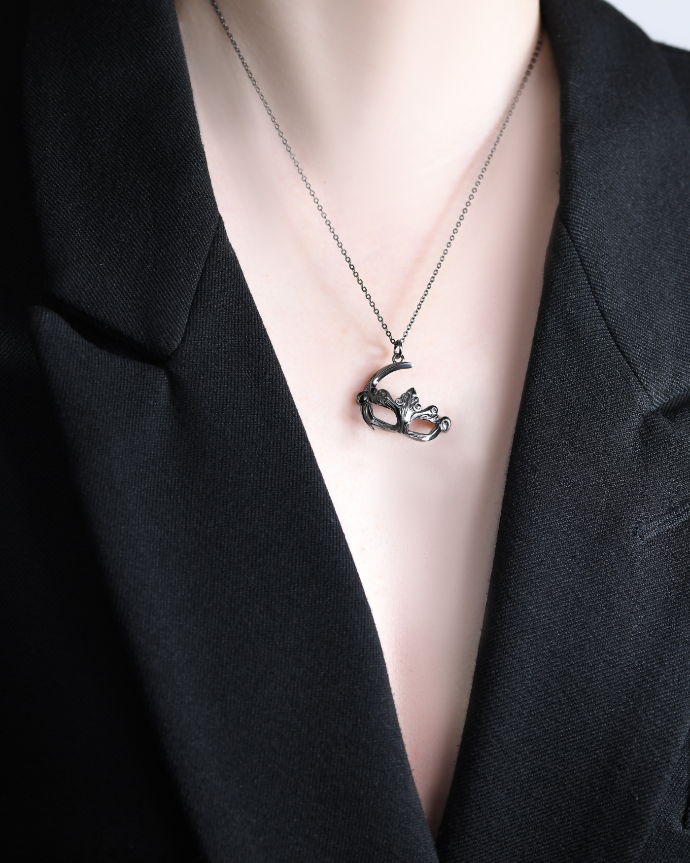 Xavier - Lumiere Moon Mask Necklace