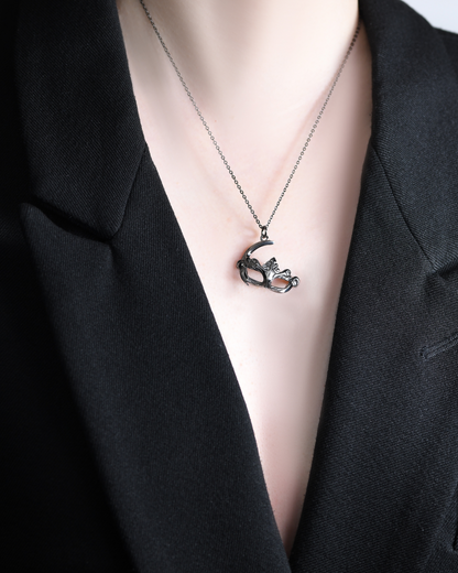 Xavier - Lumiere Moon Mask Necklace
