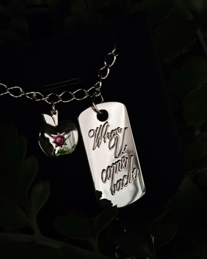 Caleb - Apple Tag Necklace