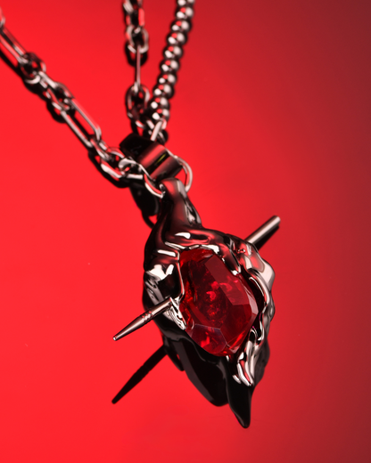 Arrow Through Heart Necklace