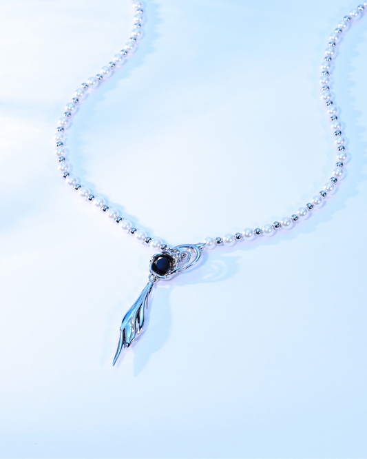 Caleb - Floating Floraletter Necklace