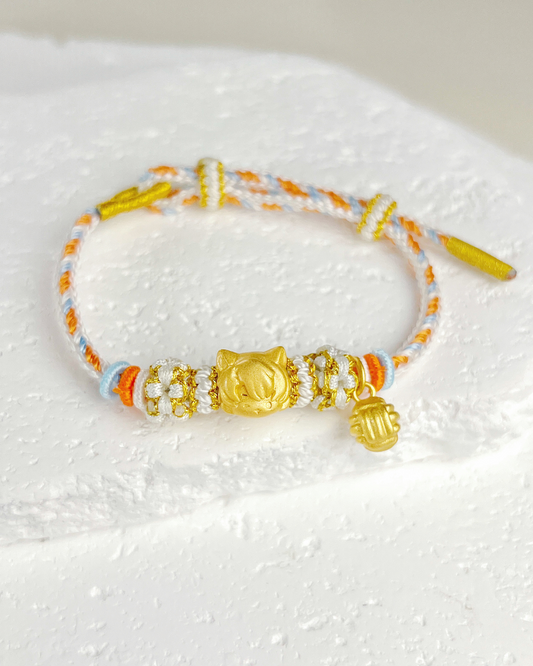 Caleb - Apple Kitty Meowgical Charm Bracelet