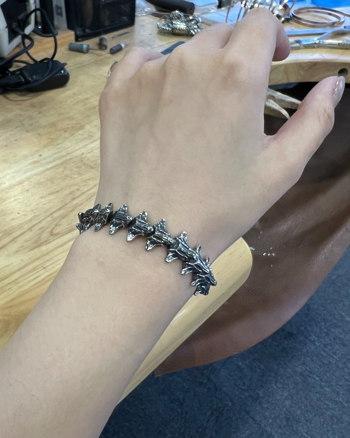 Sylus - Dragon Spine Bracelet | Stainless Steel Edition