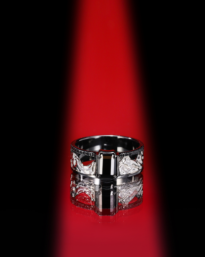 Nightfall Series - Nocturnal Mist Men's Ring