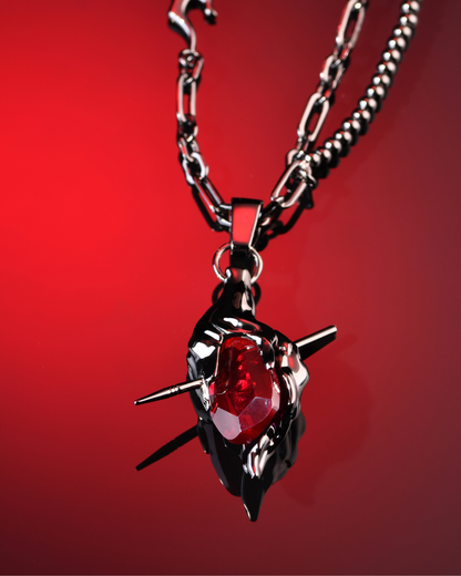 Arrow Through Heart Necklace