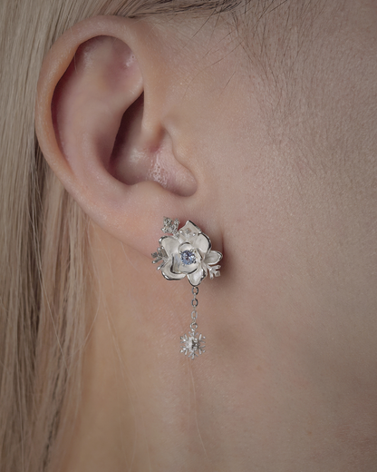 Zayne - Frosted Jasmine Earrings