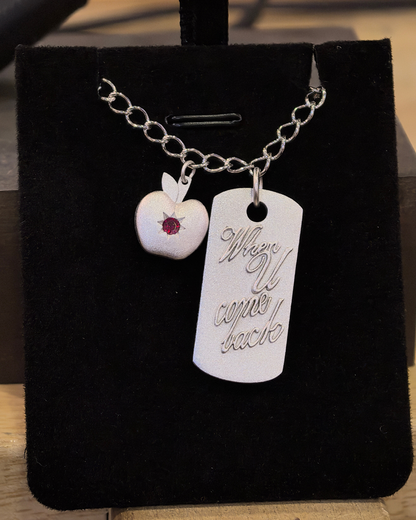 Caleb - Apple Tag Necklace