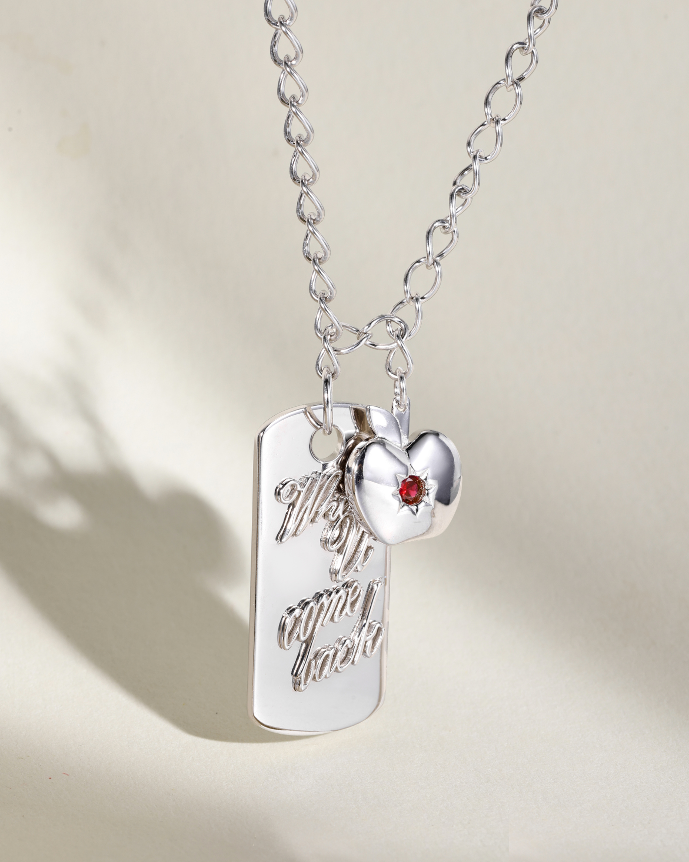 Caleb - Apple Tag Necklace