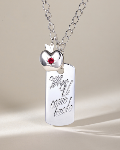 Caleb - Apple Tag Necklace