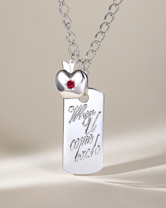 Caleb - Apple Tag Necklace