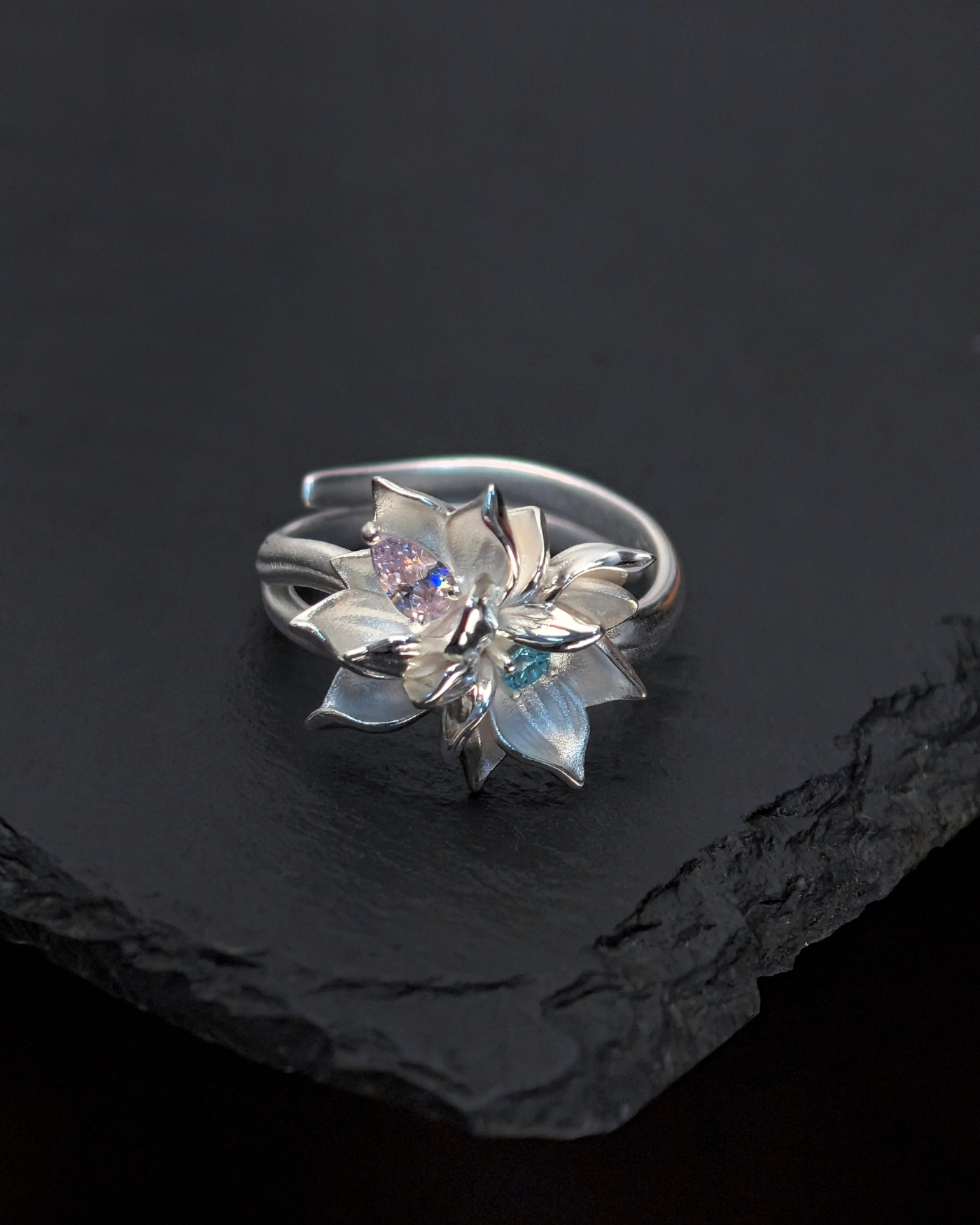 Caleb - Twin Lotus Ring