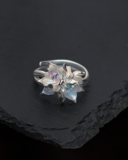 Caleb - Twin Lotus Ring