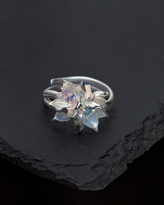 Caleb - Twin Lotus Ring