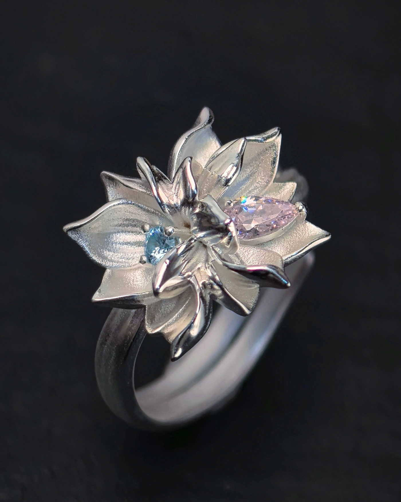Caleb - Twin Lotus Ring