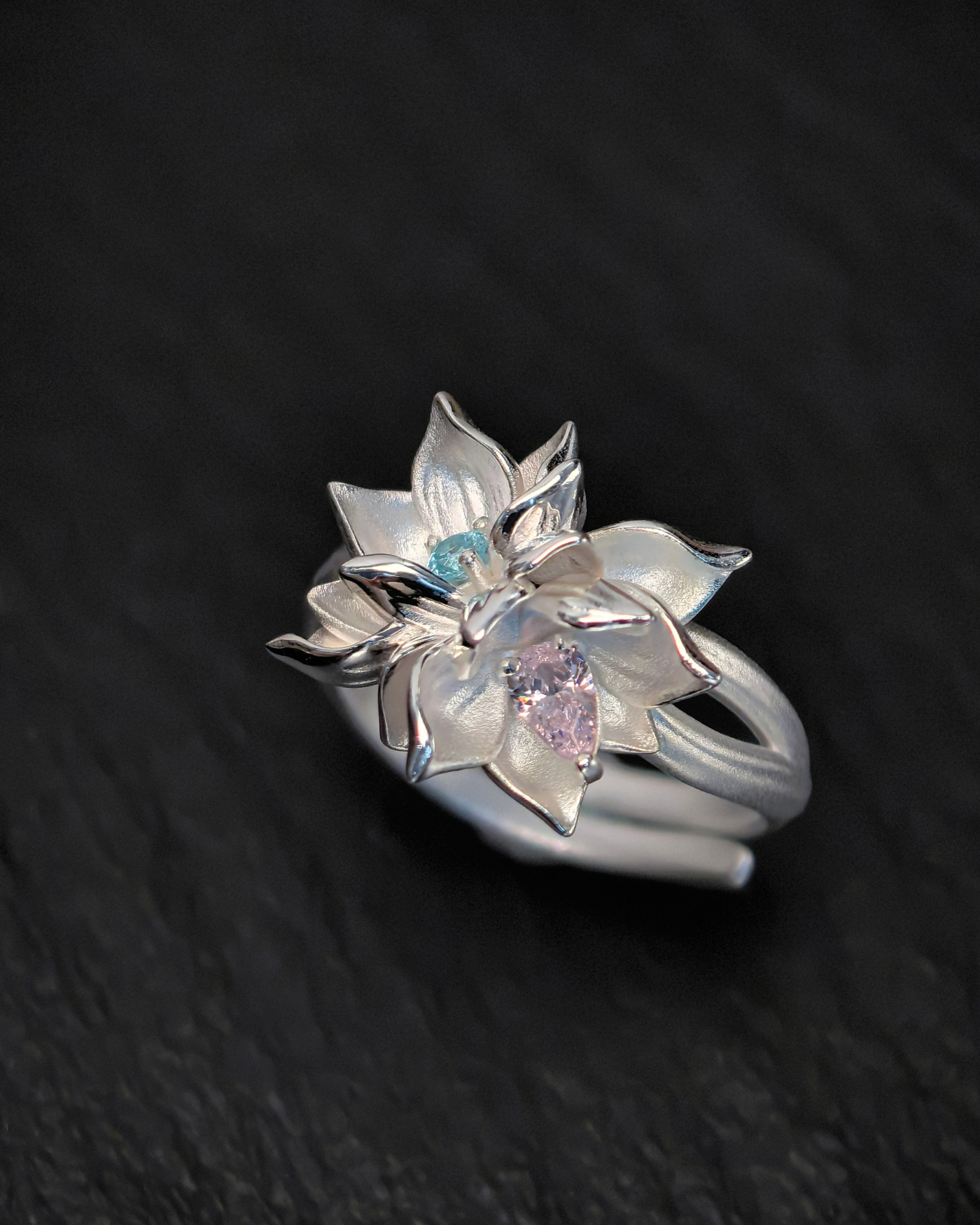 Caleb - Twin Lotus Ring