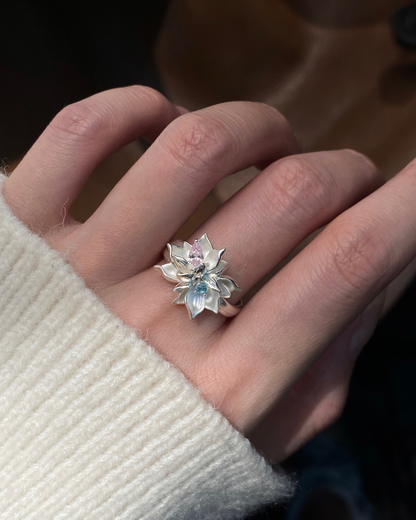 Caleb - Twin Lotus Ring