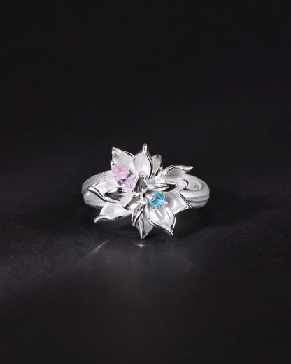 Caleb - Twin Lotus Ring