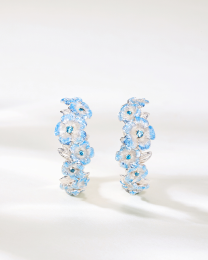 Frieren - Blue-Moon Weed Wreath Earrings