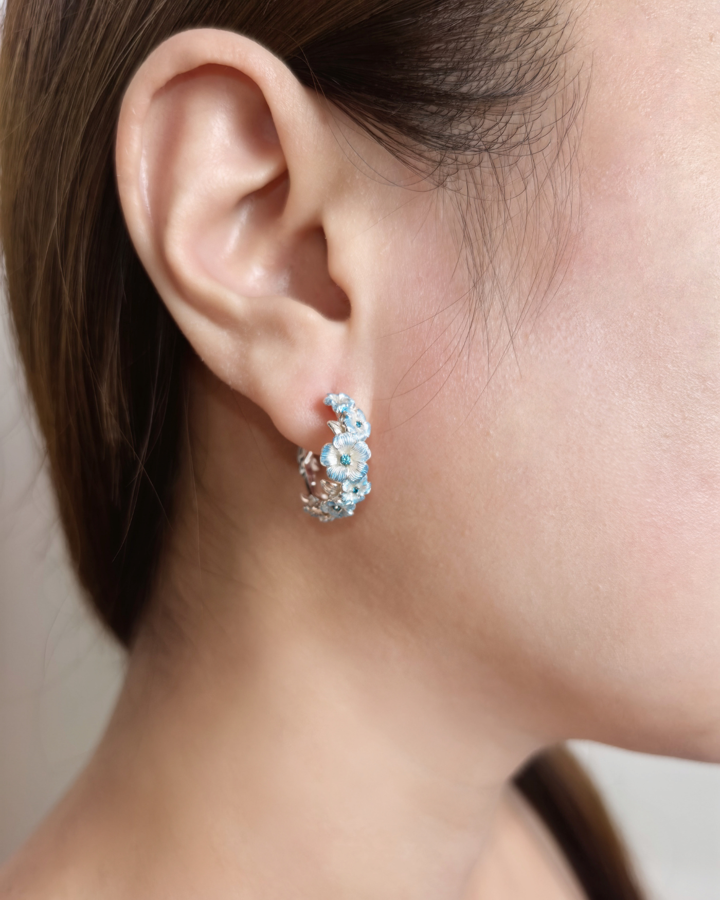 Frieren - Blue-Moon Weed Wreath Earrings