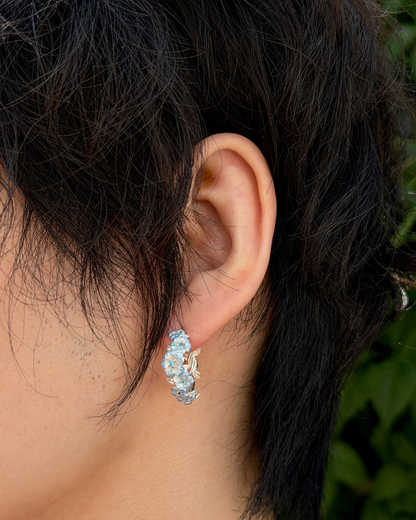 Frieren - Blue-Moon Weed Wreath Earrings
