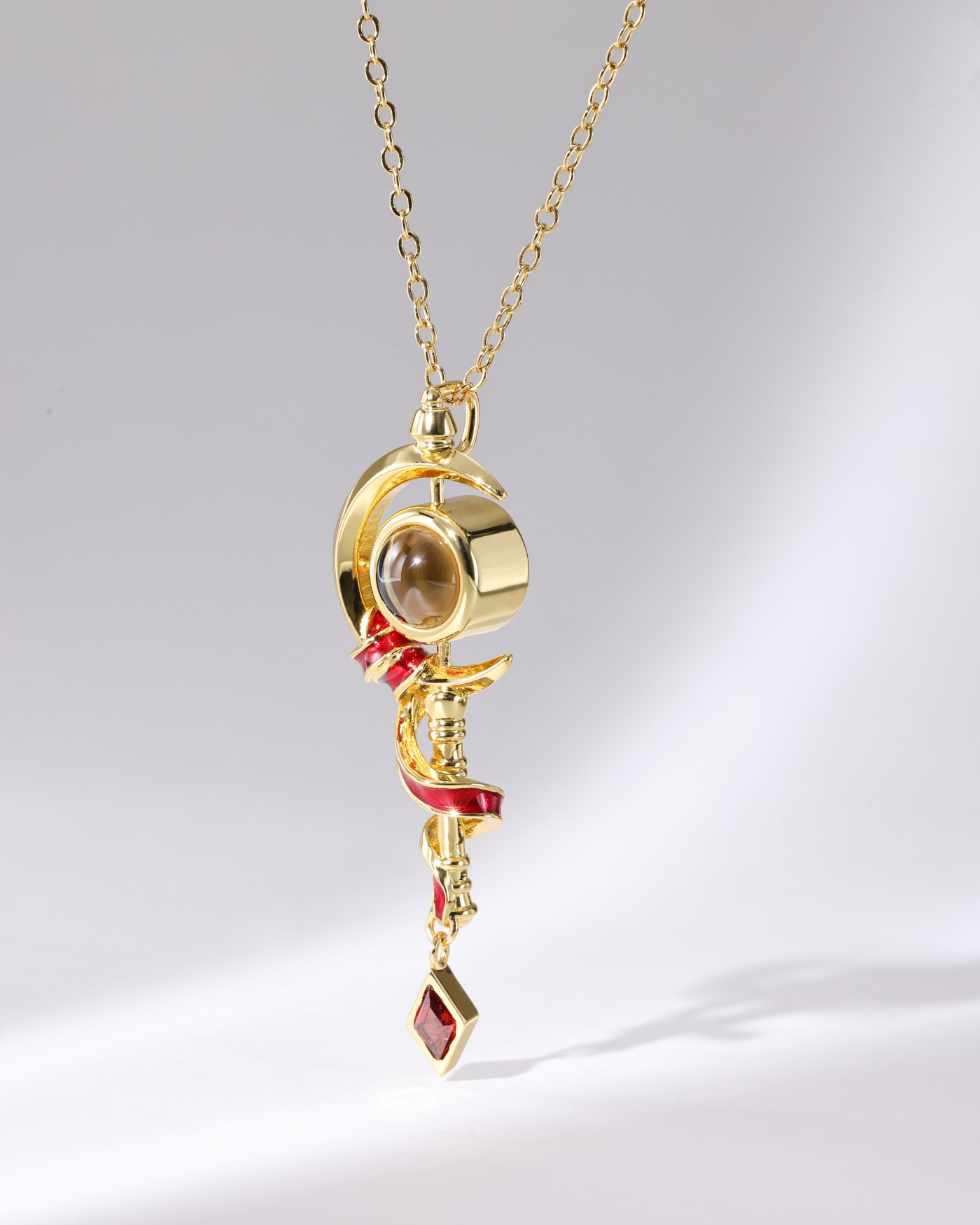 Frieren - Elf Staff Necklace | Black Projection Edition