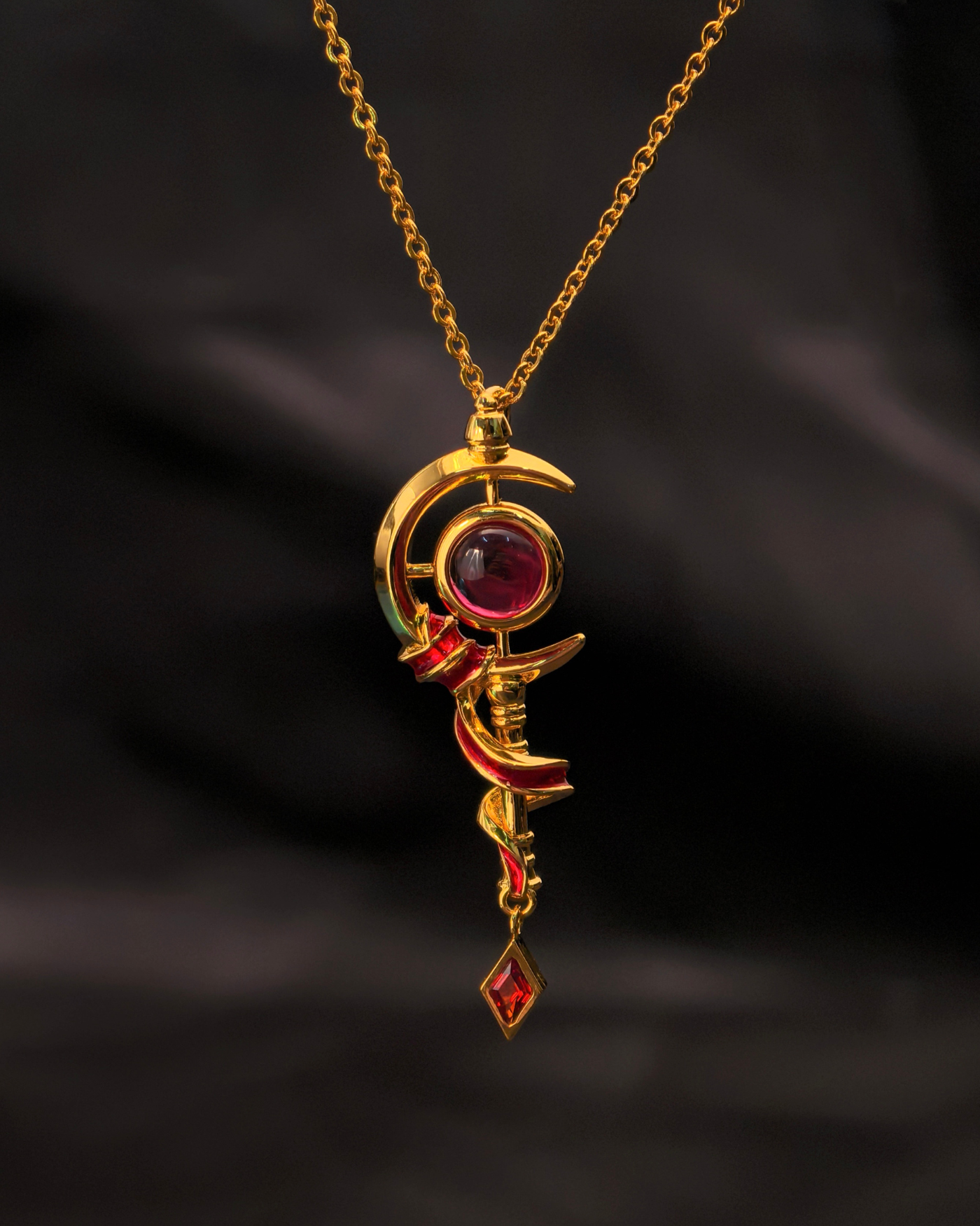 Frieren - Elf Staff Necklace | Red Classic Edition