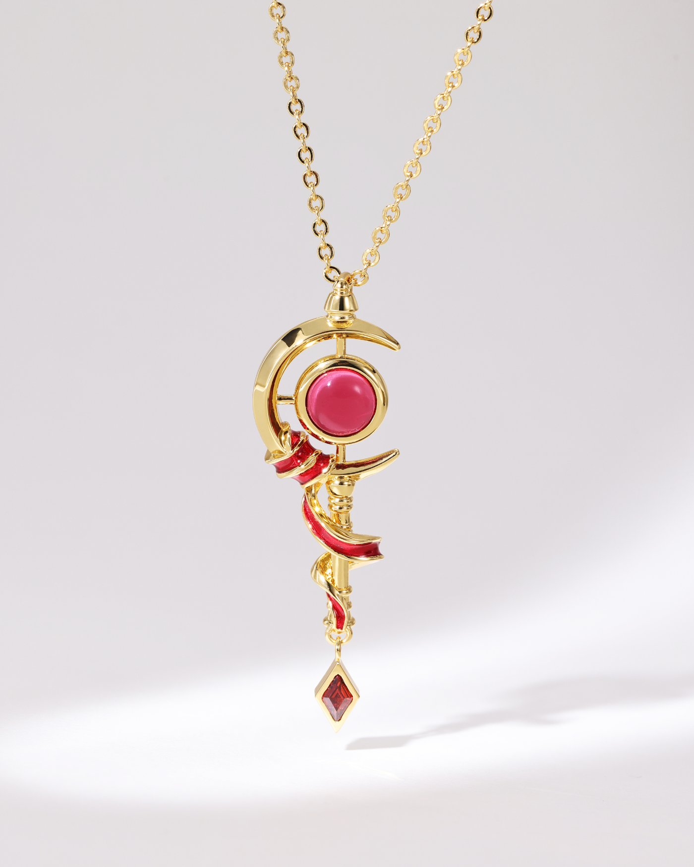 Frieren - Elf Staff Necklace | Red Classic Edition