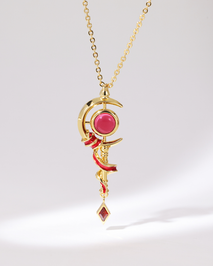 Frieren - Elf Staff Necklace | Red Classic Edition