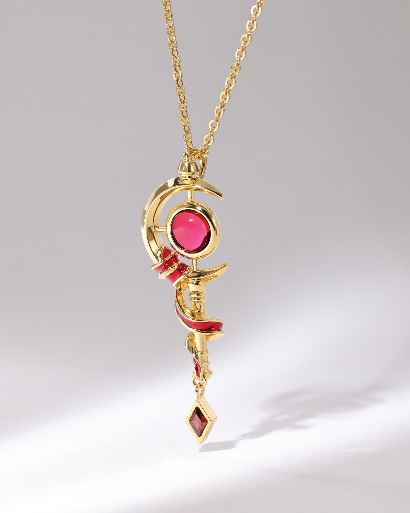 Frieren - Elf Staff Necklace | Red Classic Edition