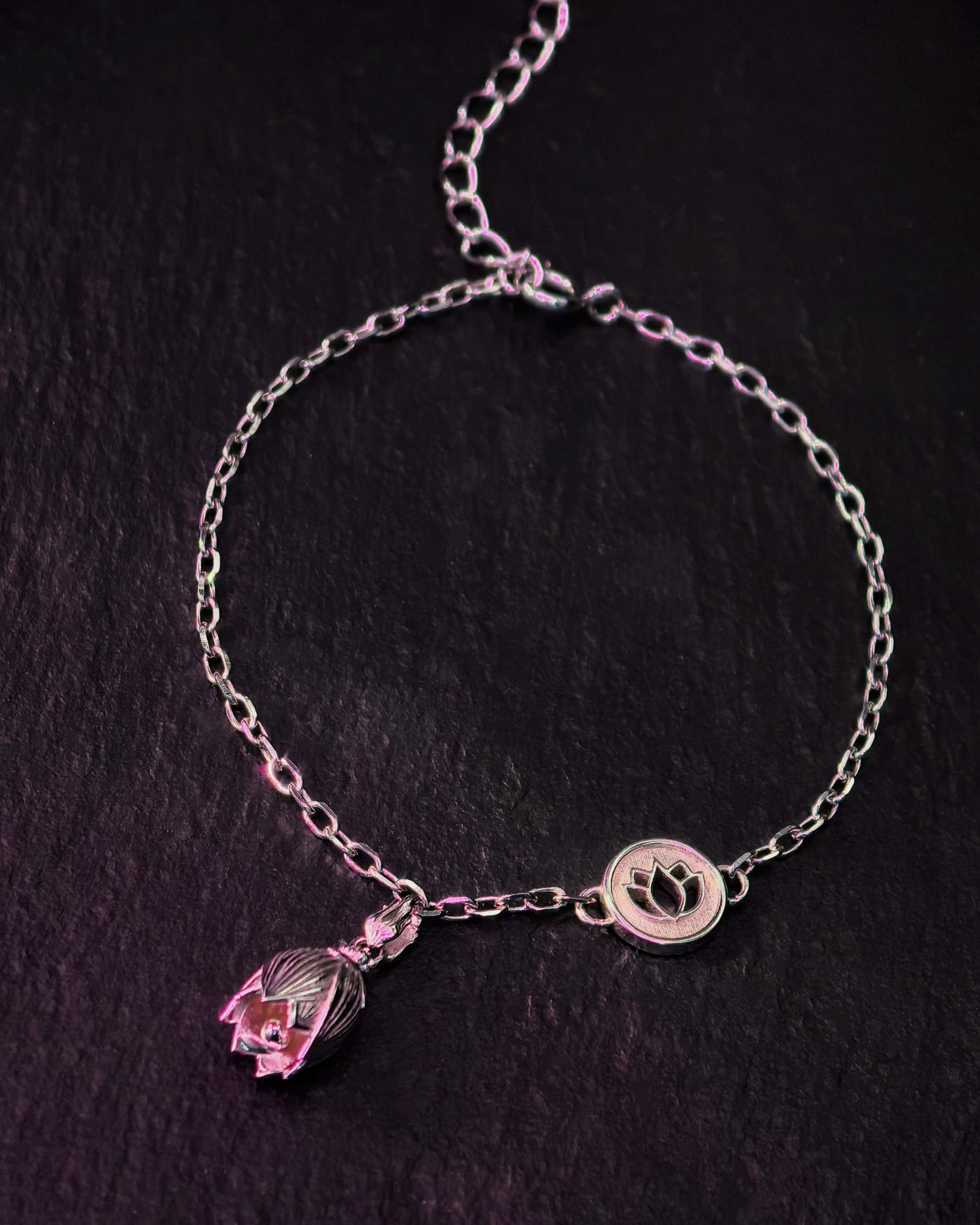 Caleb - Lotus Bell Bracelet