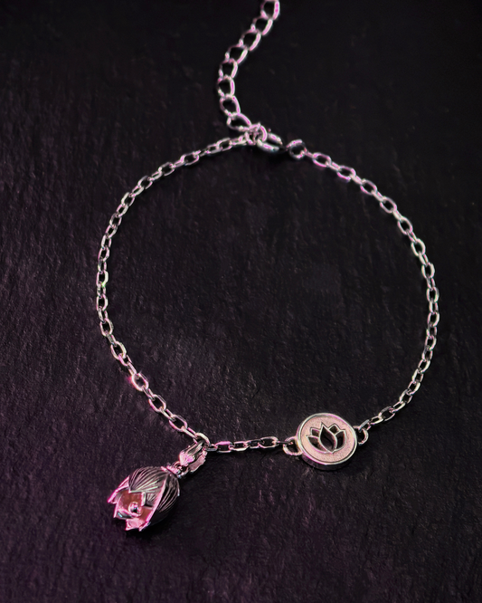 Caleb - Lotus Bell Bracelet