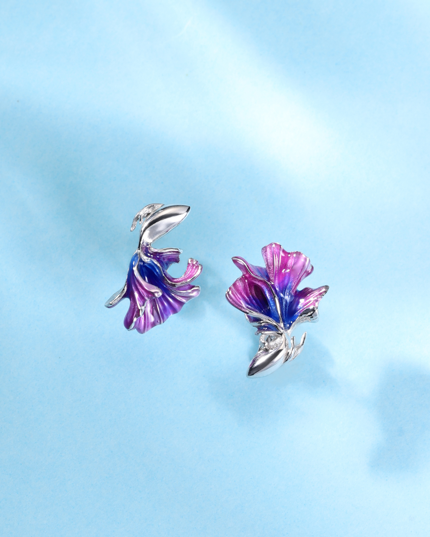 Rafayel - Dual-Tone Betta Fish Earrings
