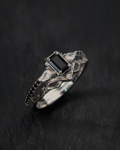 Sylus - Entwined Night (Women's Ring)｜Affinity 100 (White Gold Version)