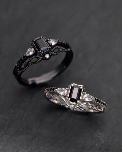 Sylus - Entwined Night (Women's Ring)｜Affinity 100 (White Gold Version)