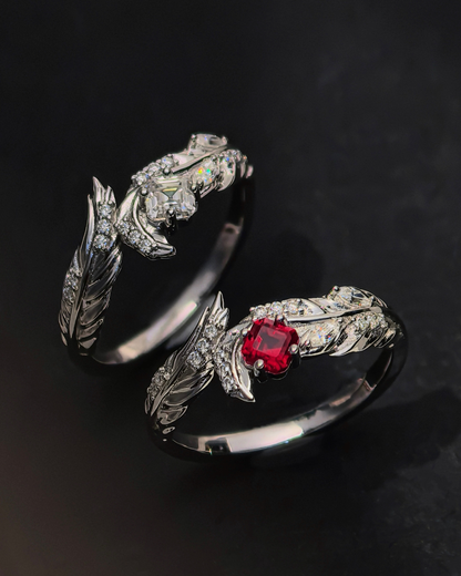 Sylus - Engagement Ring | Soul Feather (Ruby Version)