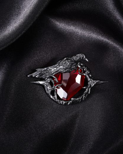Sylus N109 Pass Crow Brooch | Love and Deepspace | Pear shape