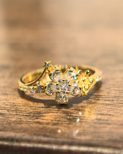 Xavier - Engagement Ring | Stellar Oath (Gold Finish)