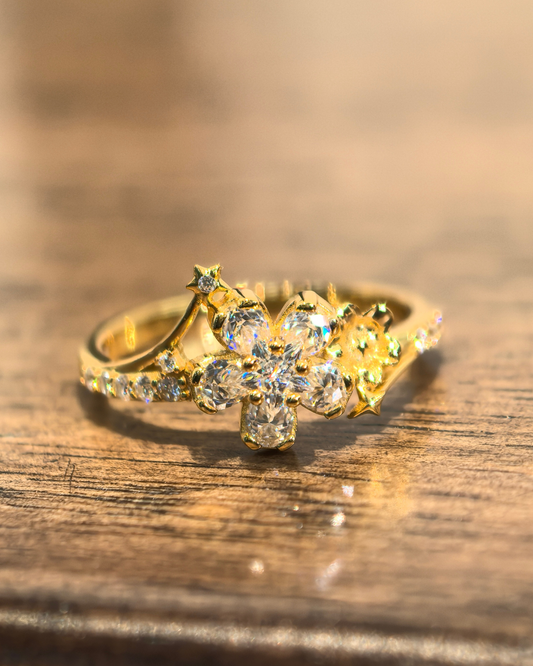Xavier - Engagement Ring | Stellar Oath (Gold Finish)