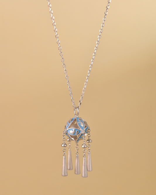 Zayne - Silk Ball Necklace (Jasmin Hope)