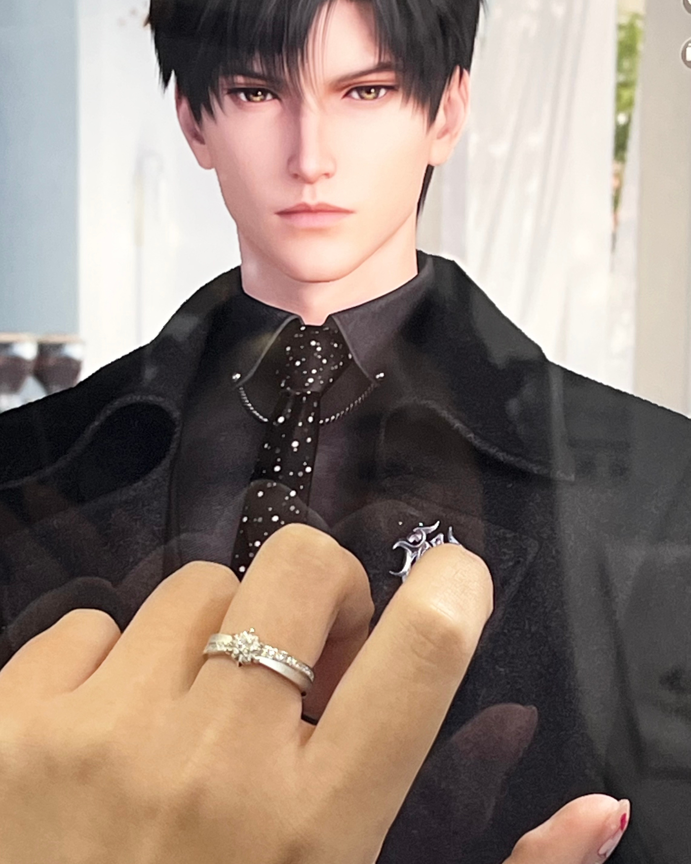 Zayne's Affinity Level 100 Rings from Love and Deepspace