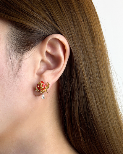 Rafayel - Flame Lily Earrings