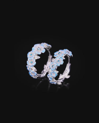 Frieren - Blue-Moon Weed Wreath Earrings