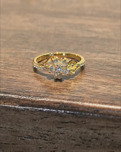 Xavier - Engagement Ring | Stellar Oath (Gold Finish)