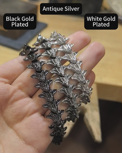 Sylus - Dragon Spine Bracelet | Silver Edition